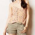 Anthropologie Tops | Anthropologie E By Eloise Silk Snake Print Tank M | Color: Pink/Tan | Size: M