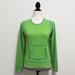 Athleta Tops | Euc Athleta Green Blue Long Sleeve Front Pocket | Color: Blue/Green | Size: S