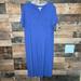 Jessica Simpson Dresses | Jessica Simpson Long Maxi Pocket T-Shirt Dress Women's Large Blue | Color: Blue | Size: L