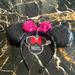 Disney Accessories | Disney Minnie Mouse Sequence Headband Bow | Color: Black/Pink | Size: Osg