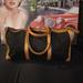 Gucci Bags | Gucci Gg Canvas Black Tan Leatherauthentic Traveling Carry On Duffle 1970 | Color: Black/Brown | Size: Os