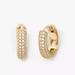 Kate Spade Jewelry | Kate Spade Brilliant Statements Gold Pav Mini Hoops | Color: Gold | Size: Os