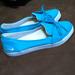 Nike Shoes | Nike Canvas Boat Type Shoes In Turquoise | Color: Blue/White | Size: 8