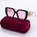 Gucci Accessories | New Gucci Gg0956s 002 Pink Black Oversized Women Sunglasses Gucci | Color: Black/Pink | Size: Os