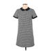 Forever 21 Casual Dress - Shift: Gray Grid Dresses - Women's Size Medium