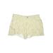 LC Lauren Conrad Shorts: Yellow Floral Bottoms - Women's Size 20