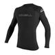 O'Neill Wetsuits Herren Basic Skins L/S Crew Rash Vest, Black, 3XL