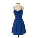 Kimchi Blue Casual Dress: Blue Dresses - Women's Size Small