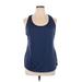 Active by Old Navy Active Tank Top: Blue Activewear - Women's Size X-Large