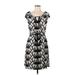 DM Donna Morgan Casual Dress: Ivory Graphic Dresses - Women's Size 12