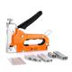 3 in 1 Wood Frame Stapler Stapler Nail Staple Nailer Furniture Tool Stainless Steel Code Nail Hand Tool 600pc Staples (Color : Staple)