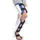Adjustable Sports Knee Support Brace Hinged Knee Brace Knee Support, Knee Braces Knee Ankle Foot Fixation Orthosis (Right L)