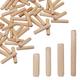 SKIR'CO (200 pcs) Wooden Dowels 6 x 20 mm, Grooved Wood Plugs, Ribbed Pins For Furniture, Grooved Dowels