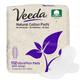 Veeda Natural Cotton Day Pads for Women, Hypoallergenic, Chlorine and Fragrance Free, Ultra-Thin Pads with Wings, Heavy Flow Absorbent, Sanitary Napkins, 112 Count (8 Packs of 14)