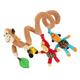 HEMOTON 3pcs Spiral Toys for Infants Spiral Toys for Toy with Ringing Bell Stroller Toy Newborn Bed Stroller Toys Car Travel Activity Toy Animal Toys United States Music