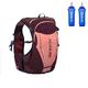 AONIJIE Running Hiking Backpack Outdoor Sports 10L Hydration Vest Backpack Unisex Riding Hiking Backpacks with 2L Water Bottle (Pink+2 x 500ml, M/L)