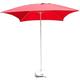 LiJJi Parasols 6.6Ft/2m Square Patio Garden Table Umbrella, Perfect For Outdoor Yard, Beach Commercial Event Market, Swimming Pool Outdoor parasol