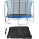 XXLI trampoline spares Trampoline Replacement Safety Net For 10ft,12ft,14ft Outdoor Trampoline Enclosure Net trampoline accessories