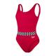 Speedo Women's Belted Deep U-Back 1 Piece Swimsuit
