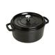 La Cocotte Round D. 24 Black Lt. 3,8 - New Classic by Staub