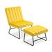 Sofa Chair - Lounge Chair - TORREFLEL Modern Lazy Lounge Chair, Contemporary Single Leisure Upholstered Sofa Chair Set in Yellow | Wayfair