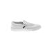 J.Crew Factory Store Sneakers: White Print Shoes - Women's Size 6 - Almond Toe