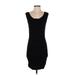 FELICITY & COCO Casual Dress - Party Scoop Neck Sleeveless: Black Print Dresses - Women's Size X-Small