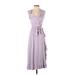 Rachel Pally Casual Dress - Wrap: Purple Dresses - Women's Size X-Small