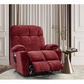 Wenty Liyasi Dual OKIN Motor Power Lift Recliner Chair For Elderly Infinite Position Lay Flat 180° Recliner w/ Heat Massage in Red | Wayfair