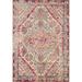 Alexander Home Vintage Boho Diamond Medallion Distressed Rug