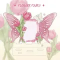 Picture Frame Smooth Edge Photocard Display Stand High Strength 3D Butterfly Picture Frame Display