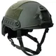 BOOIU Helmet Airsoft Helmet and Mask Tactical Bump Helmet Fast MH Type for Men Multicam Paintball