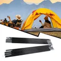 1 Pair 3/3.3/4/4.48/4.9m Fiberglass Tent Rod Camping Tents Pole Bars Support Rod Awning Frames Kit