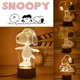 Snoopy Nacht lampe niedlichen Cartoon führte Kinderzimmer Tisch lampe Kawaii Anime Home Desktop