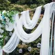 72cm * 10m Hochzeits dekoration Tüll rolle Kristall Organza schiere Stoff Hochzeit Geburtstags feier