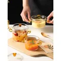 Glass Pan Transparent Soup Bowl Kawaii Binaural Soup Pot Stew Pots for Cooking Noodle Stockpot