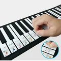 Transparent Piano Keyboard Stickers Key Detachable Music Decal Notes Electronic Piano Piano Spectrum