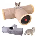Welpen Kätzchen Kaninchen spielen Tunnel Rohr Spaß Spielzeug Tunnel gelangweilt Drei-Wege-Haustier