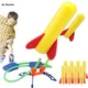 Kid Air Rocket Foot Pump Launcher Toys Flash Rocket Launchers Pedal Games Outdoor Child Play Toy