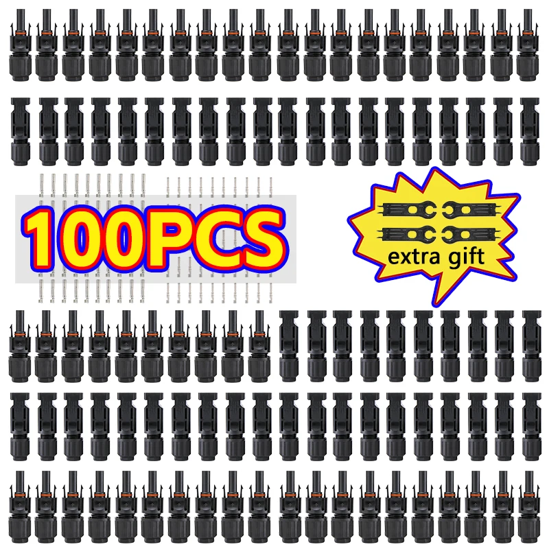 XIONGISOLAR DC Solar Stecker 1000V30A Photovoltaik PV Panel Stecker Anschlüsse Kit für PV/MC Kabel 2,5/4/6mm2 Großhandel Image