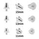 11MM 13MM 15MM Anti Slip Aluminum Football Boot Spikes M5 Soccer Shoes Studs For Athletic Sports