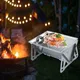 Stainless Steel BBQ Grill Outdoor Portable Folding BBQ Grill Heating Stoves Multifunction Camping