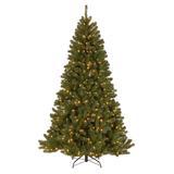 North Valley Spruce Hinged 7.5-foot Tree with 550 Clear Lights