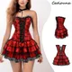 Ensemble corset et jupe burlesque pour femme corset sexy pour femme grande taille porcelaine