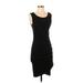 Treasure & Bond Casual Dress - Bodycon: Black Solid Dresses - Women's Size Small