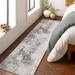 Calabasa 3'3" x 4'5" Modern Contemporary Bohemian Abstract Charcoal/Gray/Light Gray Area Rug - Hauteloom