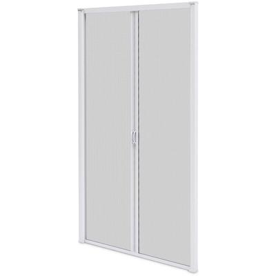 Insektenschutzrollo Doppeltür b 2400 mm x h 2300 mm - Aluminium - Weiß Image