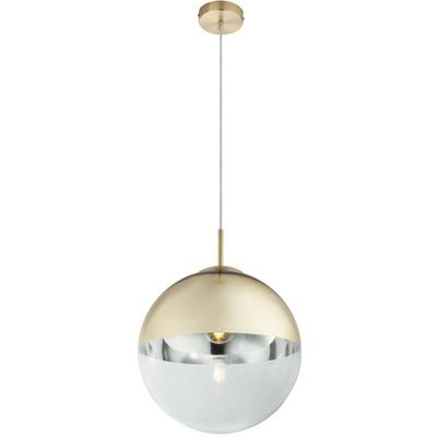 Pendelleuchte varus mit Glaskugel Design in Gold & Klarglas, ø 30cm Image