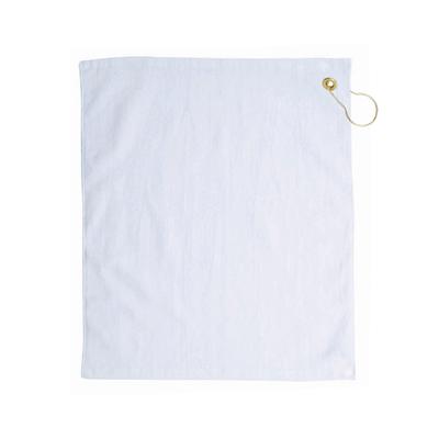 Pro Towels TRU18CG Jewel Collection Soft Touch Golf Towel in White | Cotton