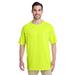 Dickies SS600 Men's 5.5 oz. Temp-IQ Performance T-Shirt in Bright Yellow size Medium | Cotton Polyester